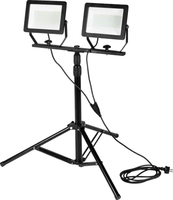 Obrázok produktu pre NEO TOOLS dvojitý reflektor 200W SMD LED 17000lm; na teleskopickom stojane 1,8m; 230 V 50 Hz; uhol svietenia 110 stupňov; IP65; dielňa, fotoateliér; kábel 3m; hliník