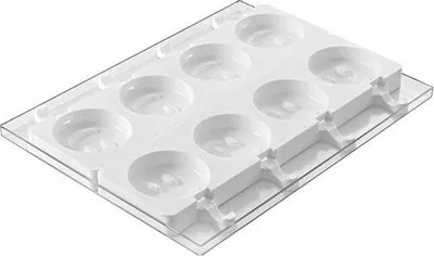 Obrázek produktu pro Profesionální silikonová forma na nanuky smajlík