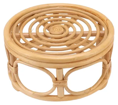 Produktbild von Runde Pflanzenstützen – Blumentopfgestelle – Rattan – Handgefertigt