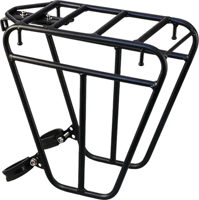 Produktbild von Fahrradgepäckträger, Vorderradgabel, Gepäckträger, Hochleistungsstahl, universeller Mountainbike-Gepäckträger, Fahrradzubehör