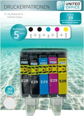 Produktbild von UNITED OFFICE Druckerpatronen Epson Multipack