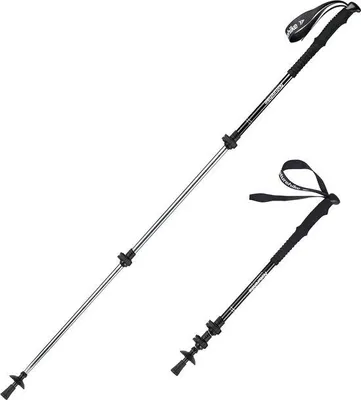 Produktbild von Famanu Trekkingstock ultraleicht, 61-135 cm, faltbar, Aluminium, 1 Stück