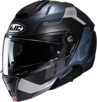 Produktbild von HJC i91 CARST Klapphelm schwarz-weiss MC5SF XXL