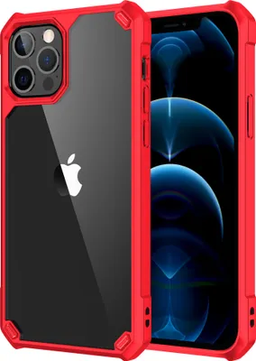 Produktbild von Hülle für Apple iPhone Xr - Hybrid Transparent Schutzhülle Case - Rot