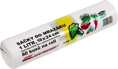 Produktbild von gefrierbeutel mit Etikett 1l (80 Stck.) dick
