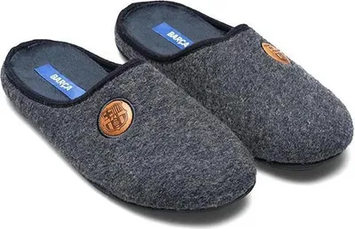 Produktbild von Marpen Fc Barcelona Fabric Hausschuhe Grau EU 44-45 Grau EU 44-45