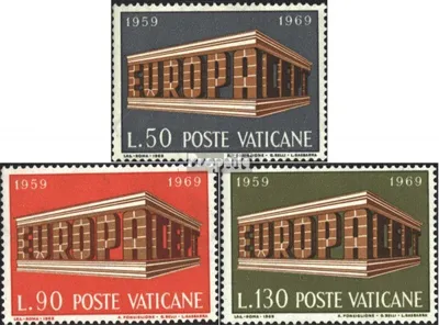 Produktbild von Briefmarken Vatikanstadt 1969 Mi 547-549 (kompl.Ausg.) postfrisch Sondermarken