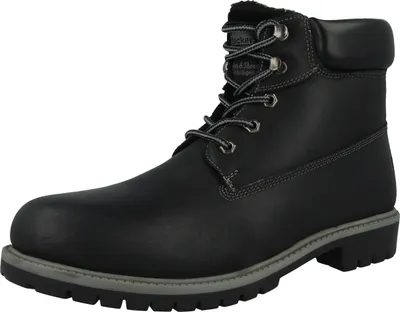 Produktbild von Dockers by Gerli Herren Leder Stiefel gefüttert Schwarz