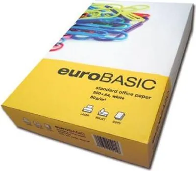 Produktbild von Europaper EUROBASIC A4, 80g/m2, 1x500 Blatt
