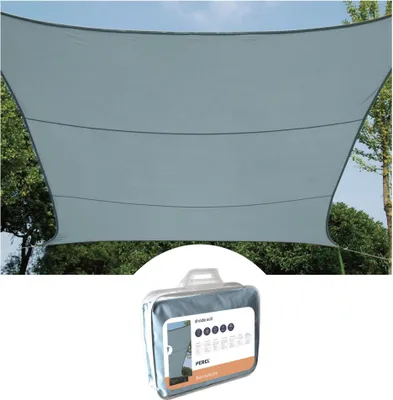 Produktbild von Perel GSS4500BG, Rechteckig, Hellgrau, Polyester, 160 g/m², Halteöse, 25 m²