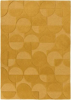 Productafbeelding van 160x230 cm Tapijt Moderno Gigi, kleur ochre
