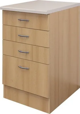 Obrázok produktu pre Kuchynská skrinka dolná sošuplíkmi Flex Well Ischia/Nano šírka 50 cm Imitácia buk