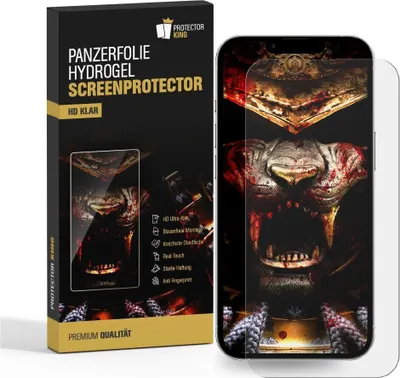 Produktbild von 6x Panzerfolie für iPhone 13 Pro HYDROGEL FULL-COVER Displayschutzfolie HD KLAR Schutzfolie