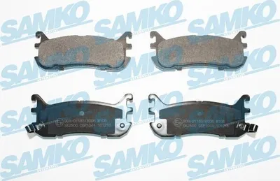 Immagine prodotto di SAMKO 5SP1044 Set di pastiglie per freni posteriori