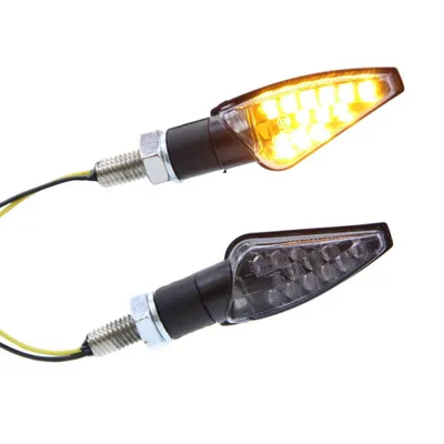 Produktbild von Motorrad LED Blinker Teo schwarz getönt