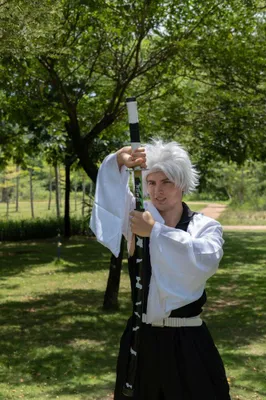 Immagine prodotto di Scultura decorativa Wakizashi 77 cm con supporto e cintura – Oggetto di design ispirato agli anime per cosplay, arredamento, collezioni e regali JT10657-W