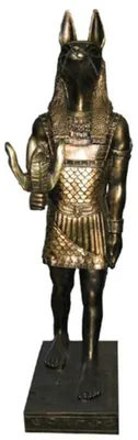 Obrázok produktu pre Egyptská figúrka Šakal Anubis Nová plastová veľká socha boha smrti 100 cm