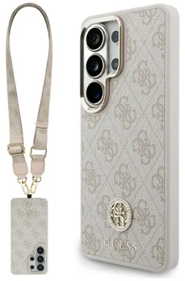 Obrázek produktu pro Pouzdro + řemínek Guess 4G Rhinestone Triangle MagSafe pro Galaxy S26 Ultra
