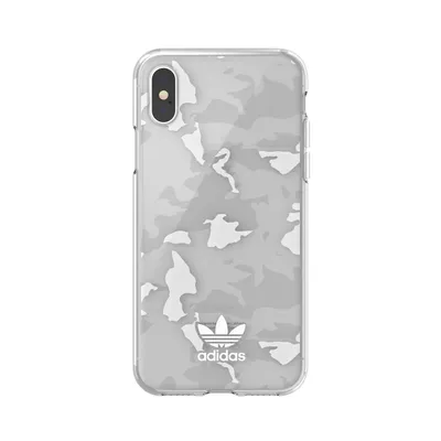 Immagine prodotto di Adidas, custodia protettiva per iPhone X e XS Originals Camo Trefoil, bianco