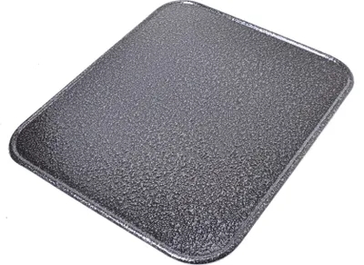 Obrázok produktu pre Aqbau® Spodná doska kachlí Spodná doska kachlí Ochrana podlahy pre krby 41 x 48 cm I Stará strieborná
