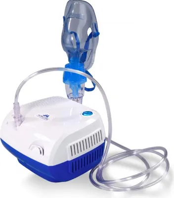 Immagine prodotto di Nebulizzatore a compressore Mini bianco e blu Neb-2 Mobiclinic