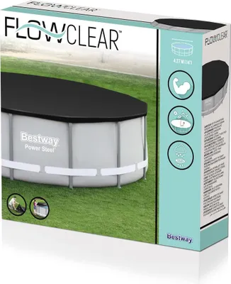 Obrázok produktu pre Bestway 58248 / 24, Bezpečnostný kryt na bazén, Kolo, Čierna, Bestway 4.27 m (14 ft.) round frame pools, 4,27 m, 3,25 kg