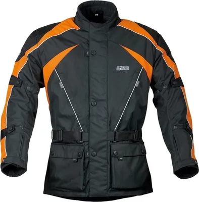 Produktbild von GMS Twister Motorrad Textiljacke, schwarz/orange, M