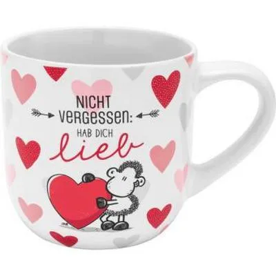 Produktbild von Sheepworld Tasse groß Motiv "Nicht vergessen: Hab dich lieb"