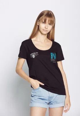 Produktbild von Top Gun Shirt NB20124 Damen black S