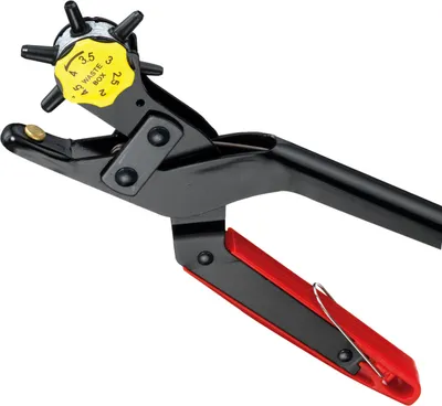Image de Pince perforatrice revolver avec rapport de levier Pince en cuir Pince à ceinture Pince perforatrice Ø2-4,5mm