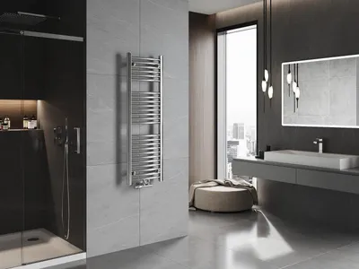 Obrázek produktu pro Mexen Ares koupelnový radiátor 1200 x 400 mm, 349 W, chrom - W102-1200-400-00-01