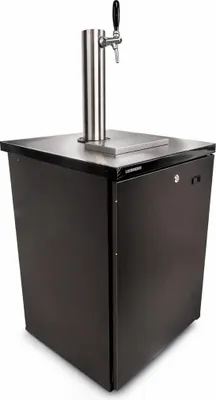 Produktbild von Premium Bierbar 50l Liebherr Rundrohrsäule 80mm schwarz 2kg Typ M(M)