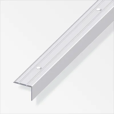 Produktbild von alfer Treppenprofil 2 m, 25 x 20 mm Aluminium eloxiert silber