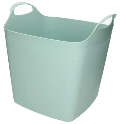 Produktbild von Flexibler Eimer - 25 l - Kunststoff - mintgrun - Eimer - Waschekorb