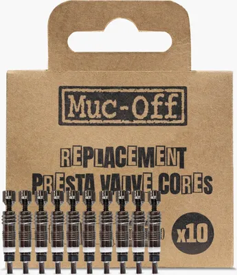 Produktbild von Muc Off Replacement Presta Valve Cores (10 Pack) black