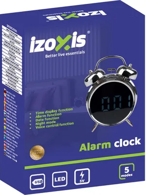 Image de Horloge digitale - réveil Izoxis 26337