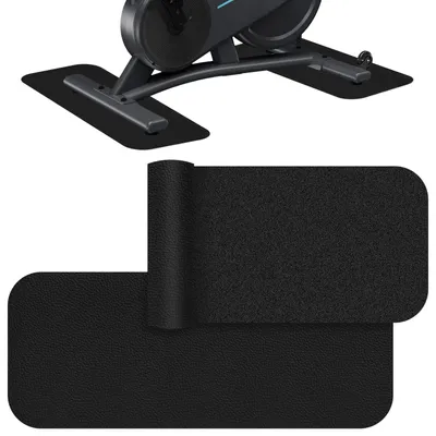 Image de Tapis de protection pour appareils de fitness, lot de 2, antidérapant et absorbant les chocs