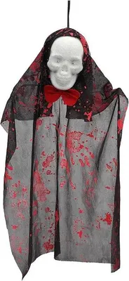 Produktbild von Atosa Blutiger Skelettanhänger 52 Cm Mehrfarbig Mehrfarbig One Size