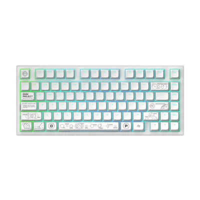 Obrázok produktu pre Dark Project ALU81A Terra Nova Mechanische Gaming-Tastatur Wireless 2,4 GHz, QWERTY US Layout