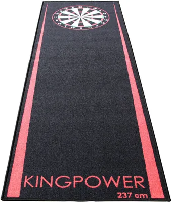 Produktbild von Dart Darts Teppich Matte Dartteppich Dartmatte Läufer Oche Bodenschutz für Dartscheibe Sport Abstand Schutzmatte Abwurflinie Zubehör 237 x 80 cm Kingpower