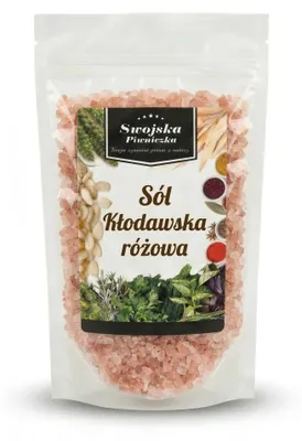 SÓL KŁODAWSKA RÓŻOWA GRUBO MIELONA 1KG SWOJSKA PIWNICZKA