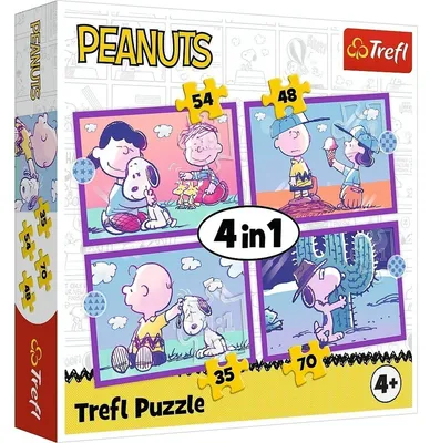 Immagine prodotto di Puzzle 4 in 1 Peanuts Snoopy TREFL