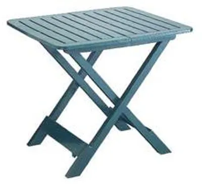 Obrázek produktu pro Skládací zahradní stůl „Tevere“, zelený, 79 x 72 x 70 cm (v) – 79 x 72 x 70 cm (v) – hmotnost 7,3 kg