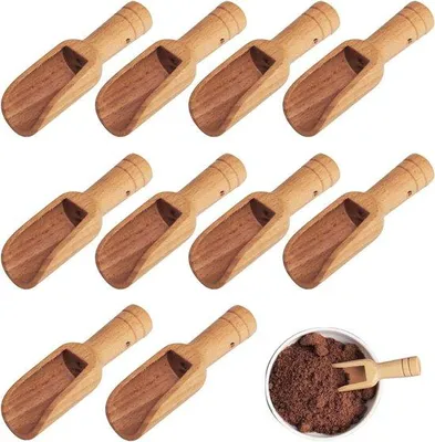 Produktbild von Mini Holzstäbchen-Satz von 10 - Ideal für Kochen und Braten