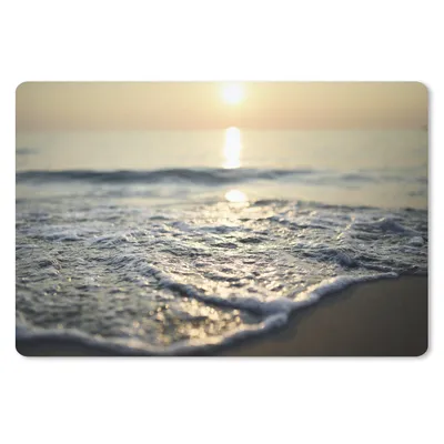 Produktbild von MuchoWow® Schreibtischunterlage Meer - Sonne - Strand 60x40 cm - XXL Mauspad - Großes Mauspad