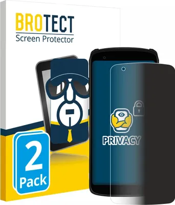 Produktbild von 2x BROTECT Sichtschutzfolie für Zebra TC22R Anti-Spy Privacy Sichtschutz Blickschutz Folie Blaulicht-Schutz