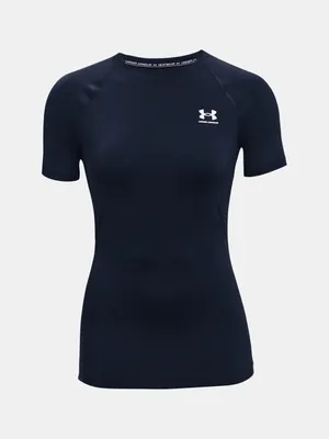 Obrázok produktu pre Dámske kompresné tričko Under Armour HeatGear s krátkym rukávom - 1365460, farba:Dark blue, materiál:M