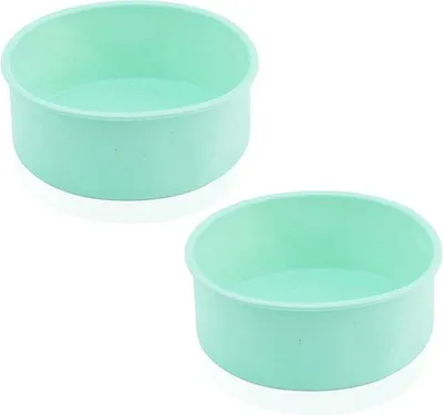 Produktbild von Silikon Runde Kuchenformen Set - 20 cm Antihaft Taartformen für Kuchen und Brot