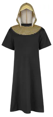 Pharao-Kostüm für Kinder, Schwarz-Gold, 120 cm