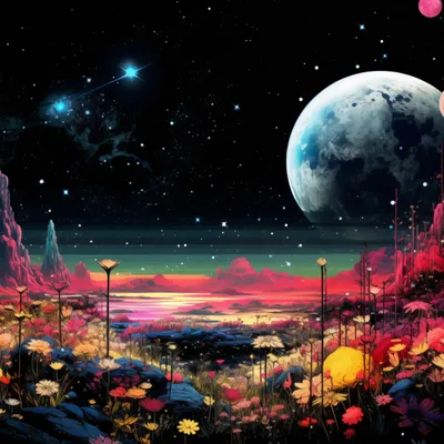Image de Affiche 50 x 50 cm Un autre monde